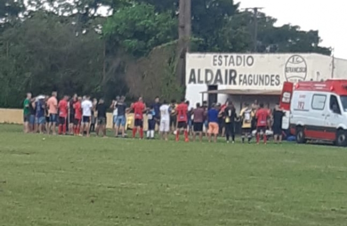 Morador de Medianeira falece jogando futebol em Foz do Iguaçu