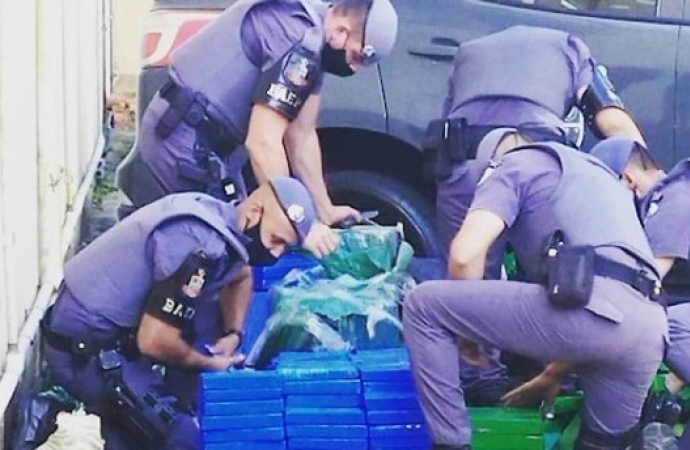 Moradores de Guaíra são presos com mais de meia tonelada de maconha no interior de São Paulo