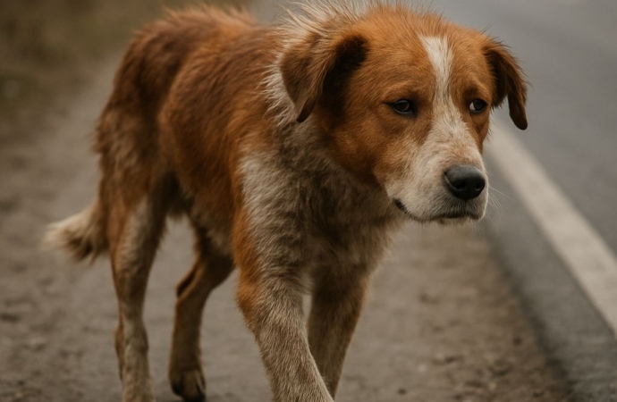 Moradores do Barro Branco denunciam abandono de animais em São Miguel do Iguaçu