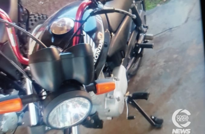 Motocicleta é furtada durante a madrugada em Santa Helena