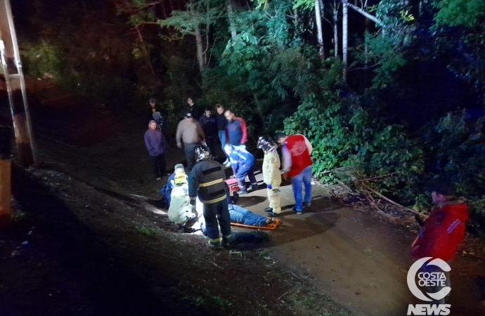 Motociclista morre após grave acidente entre Santa Helena e Sub Sede