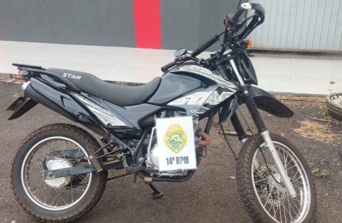 Motocilceta furtada no Paraguai é recuperada em Foz do Iguaçu