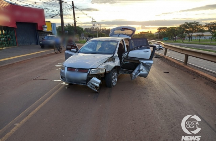 Motorista fura bloqueio policial, mas é preso pela Polícia Militar em Santa Terezinha de Itaipu