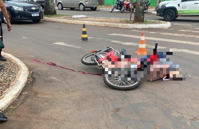 Mulher morre em grave acidente no centro de Medianeira
