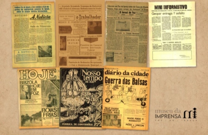 Museu da Imprensa resgata 60 anos de história de Foz do Iguaçu