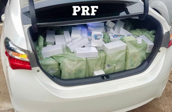 Noite movimentada na fronteira, PRF apreende 467 kg de maconha, após acompanhamento tático