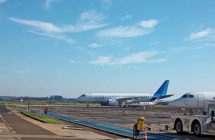 Novo avião do Palmeiras avaliado em R$ 280 milhões chega ao Brasil por Foz do Iguaçu