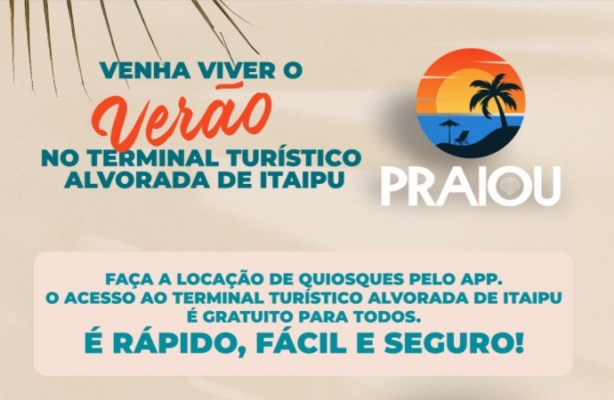 O seu verão em um clique e... PRAIOU!