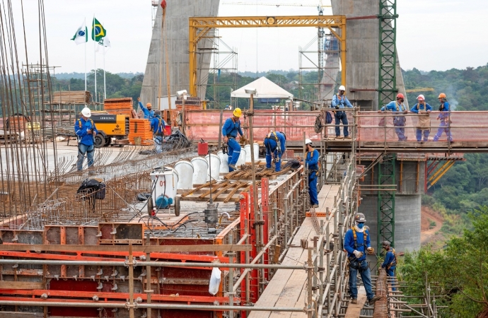 Obras da Ponte da Integração mantêm cronograma e alcançam 63% de execução