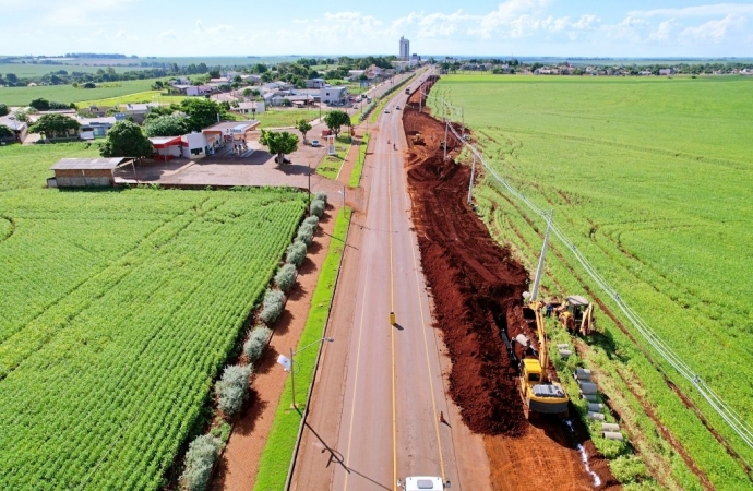 Obras de duplicação entre a Cidade e o Caramuru estão em ritmo acelerado