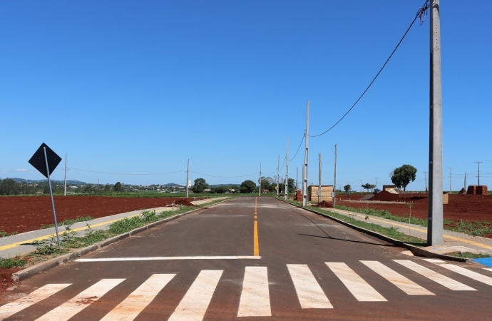 Obras do loteamento Jardim das Flores estão quase prontas em Itaipulândia