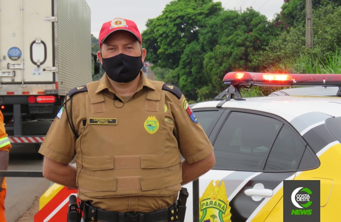 Obras na PR 488 requer maior atenção de usuários da rodovia, orienta Polícia Rodoviária