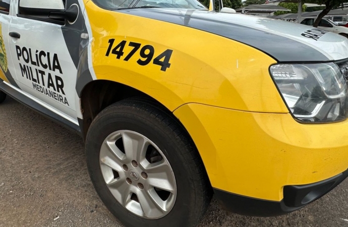Ocorrência em São Miguel do Iguaçu termina com homem preso, PM ferido e veículo apreendido
