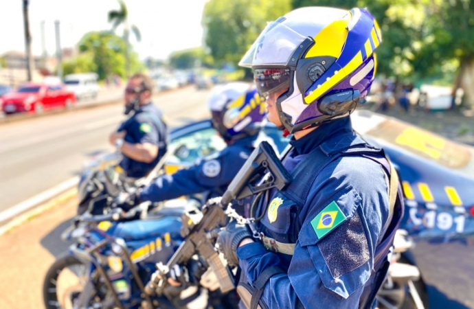 Operação de Motopoliciamento da PRF na Ponte Internacional da Amizade