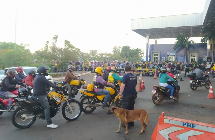 Operação Motos é deflagrada na Ponte Internacional da Amizade