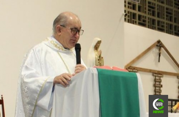 Padre Lotivio Antônio de Santa Helena é transferido para UTI da região após complicações da Covid-19