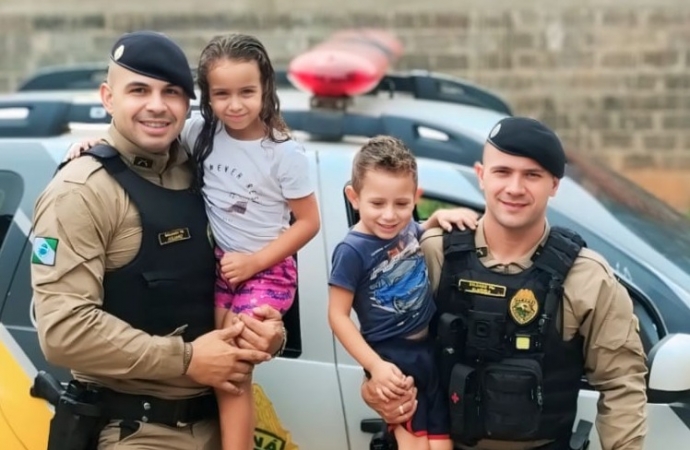 Pai pede para PM realizar sonho de filhos em São Miguel do Iguaçu