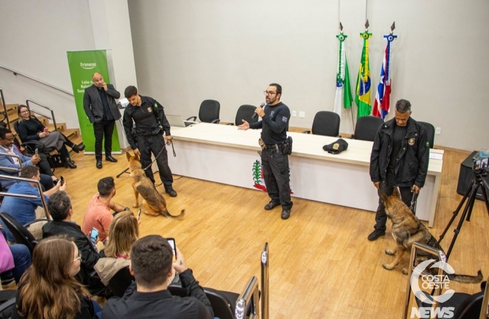 Palestra com a Polícia Federal alerta sobre os perigos das drogas