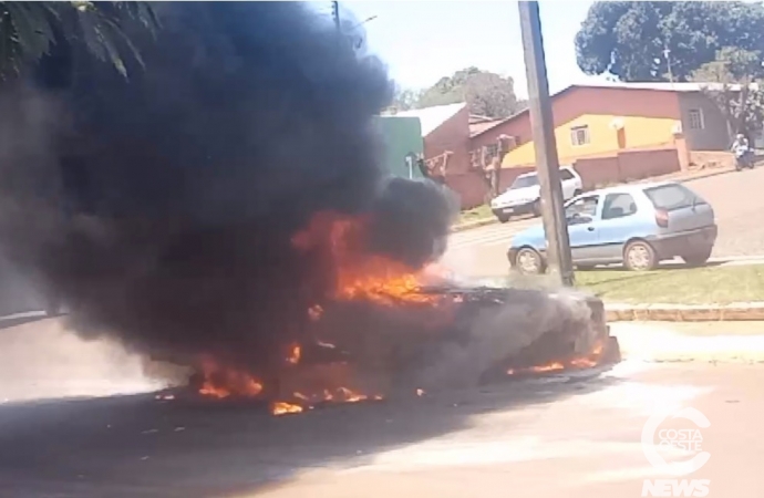 Pampa é consumida pelo fogo em São José das Palmeiras (vídeo)