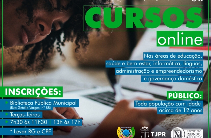 Parceria oferece mais de 150 cursos online gratuitos para a comunidade são-miguelense