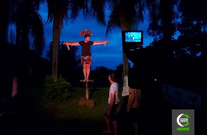Paróquia São Miguel: Via Sacra encenada será exibida na sexta-feira santa, veja o vídeo