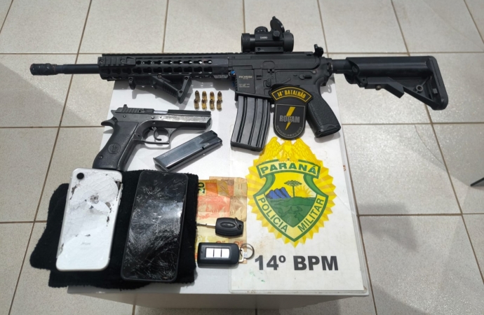 Perseguição na BR-277: Rocam recupera veículo roubado e prende três suspeitos no Paraná