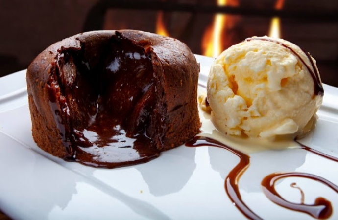 Petit Gateau de chocolate fácil