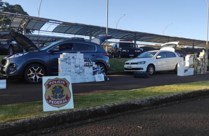 PF deflagra operação recalcitrantes de combate ao contrabando na região da tríplice fronteira