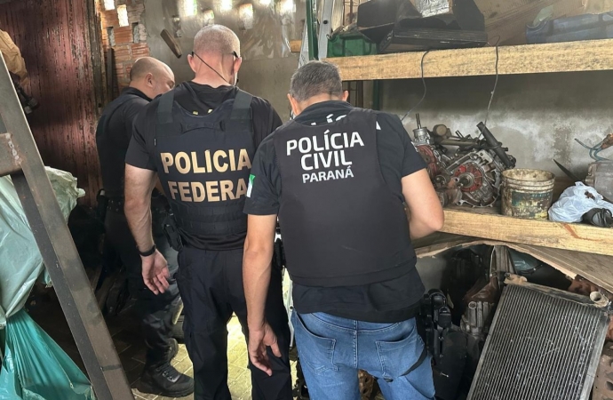 PF e PC deflagram operação contra roubo de veículos na fronteira