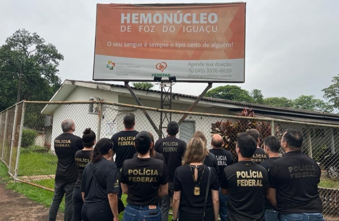 PF realiza campanha de doação de sangue no Hemonúcleo de Foz do Iguaçu