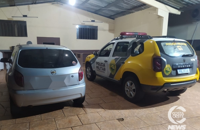 PM apreende carro e detém motorista que tentou fugir de abordagem em São Miguel