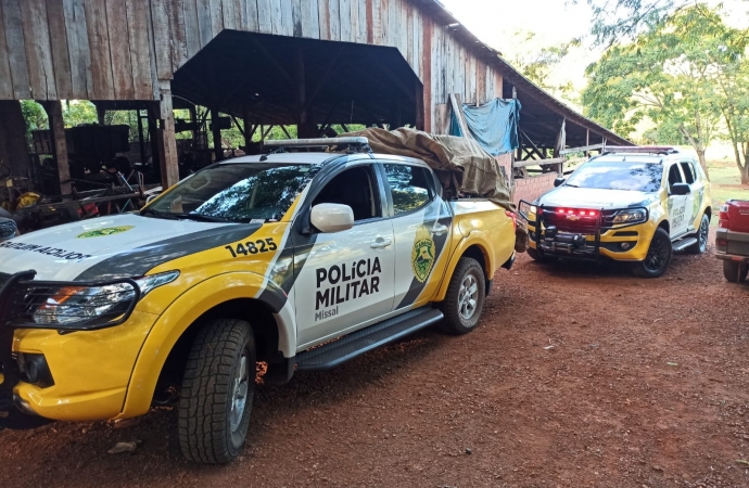 PM apreende cigarros contrabandeados e prende dono de chácara em Itaipulândia