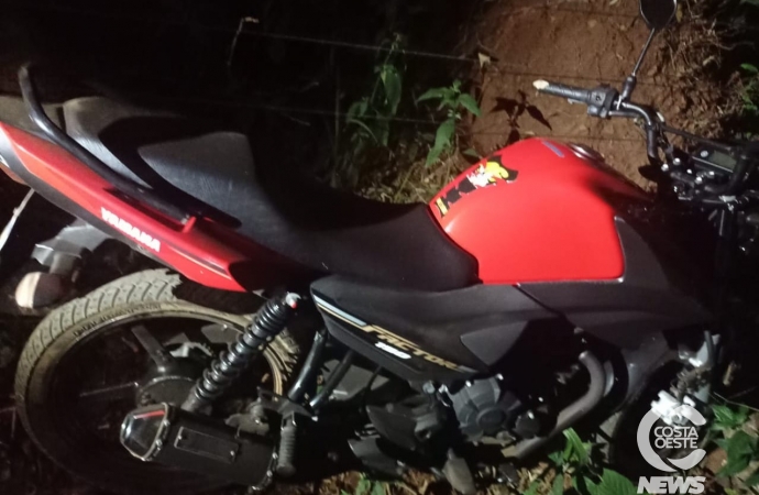 PM de Diamante do Oeste recupera motocicleta furtada em Santa Helena