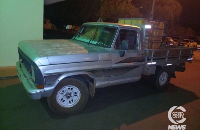 PM de Foz recupera caminhonete furtada em Matelândia; proprietário ainda não sabia do furto