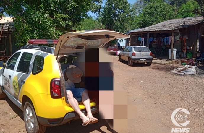 Polícia Militar prende homem por porte ilegal de arma de fogo em São Miguel do Iguaçu