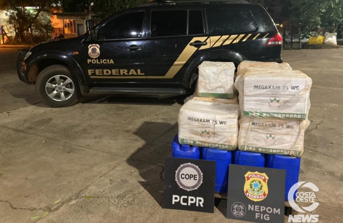 Polícia apreende agrotóxicos na zona rural de Itaipulândia