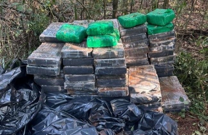 Polícia apreende mais de uma tonelada de droga no interior de Santa Helena