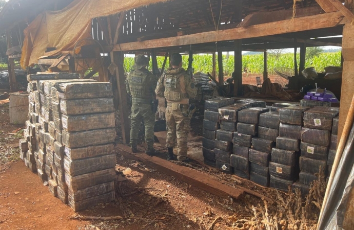 Polícia apreende quase três toneladas de droga em Santa Helena
