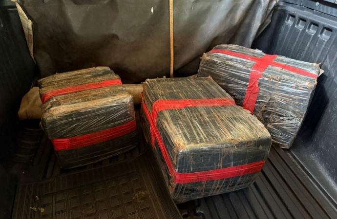 Polícia apreendem quase 70 kg de maconha em Santa Helena