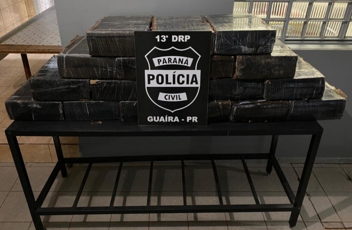 Polícia Civil apreende mais de 400 kg de maconha em Guaíra