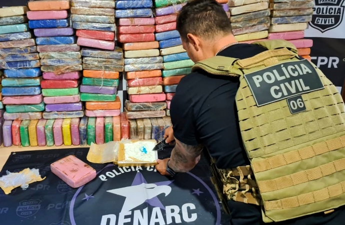 Polícia Civil apreende quase 700 quilos de cocaína em duas semanas