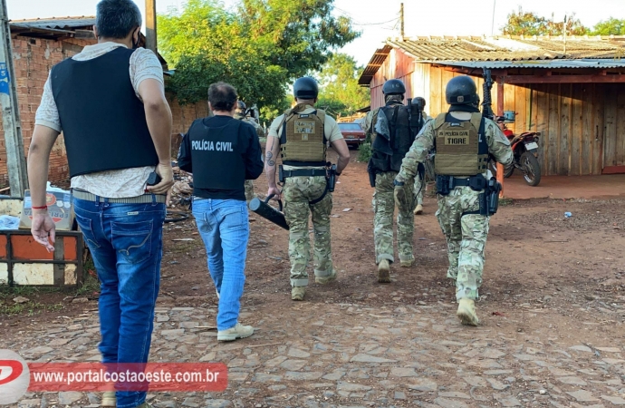 Polícia Civil faz operação de combate ao crime em São Miguel do Iguaçu