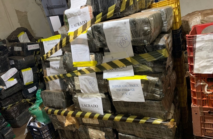 Polícia Civil realiza incineração de mais de 4 toneladas de drogas