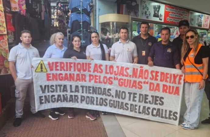 Polícia do Paraguai faz operação para identificar “falsos guias” em Ciudad del Este
