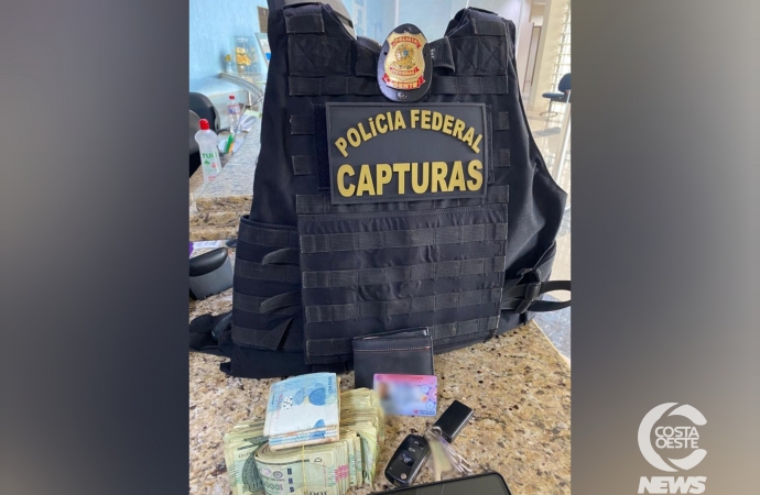 PF prende sequestrador e homicida foragido da Justiça Paraguaia em São Miguel
