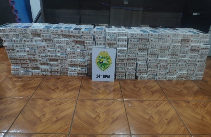 Polícia Militar apreende cigarros contrabandeados em Medianeira