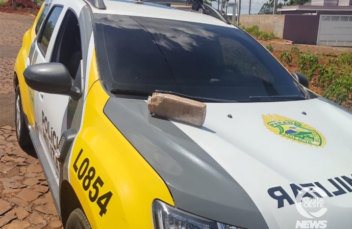 Polícia Militar apreende maconha em Missal