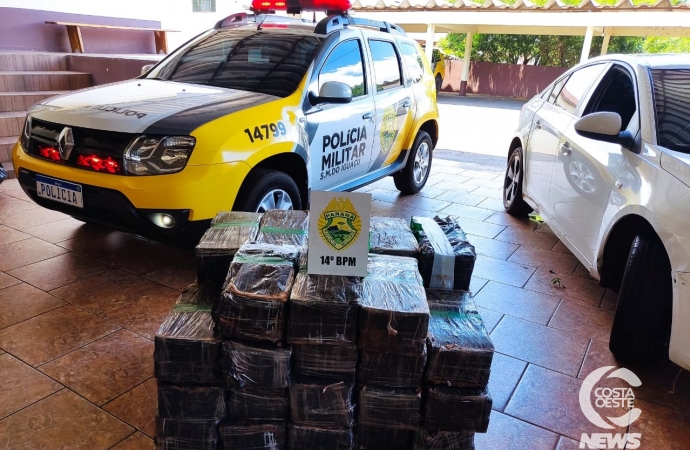 Polícia Militar apreende meia tonelada de maconha em São Miguel do Iguaçu