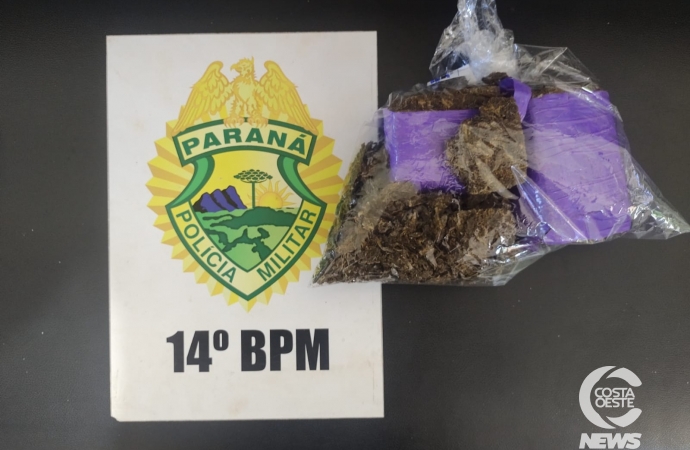 Polícia Militar de Itaipulândia apreende maconha