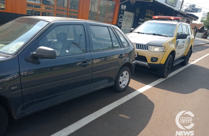 Polícia Militar de Medianeira recupera veículo com alerta de furto/roubo